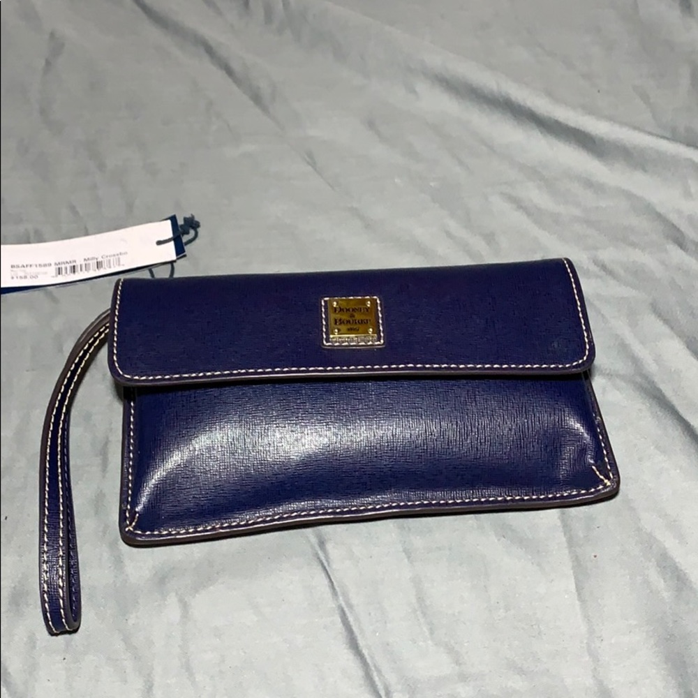Blue dooney and Burke clutch